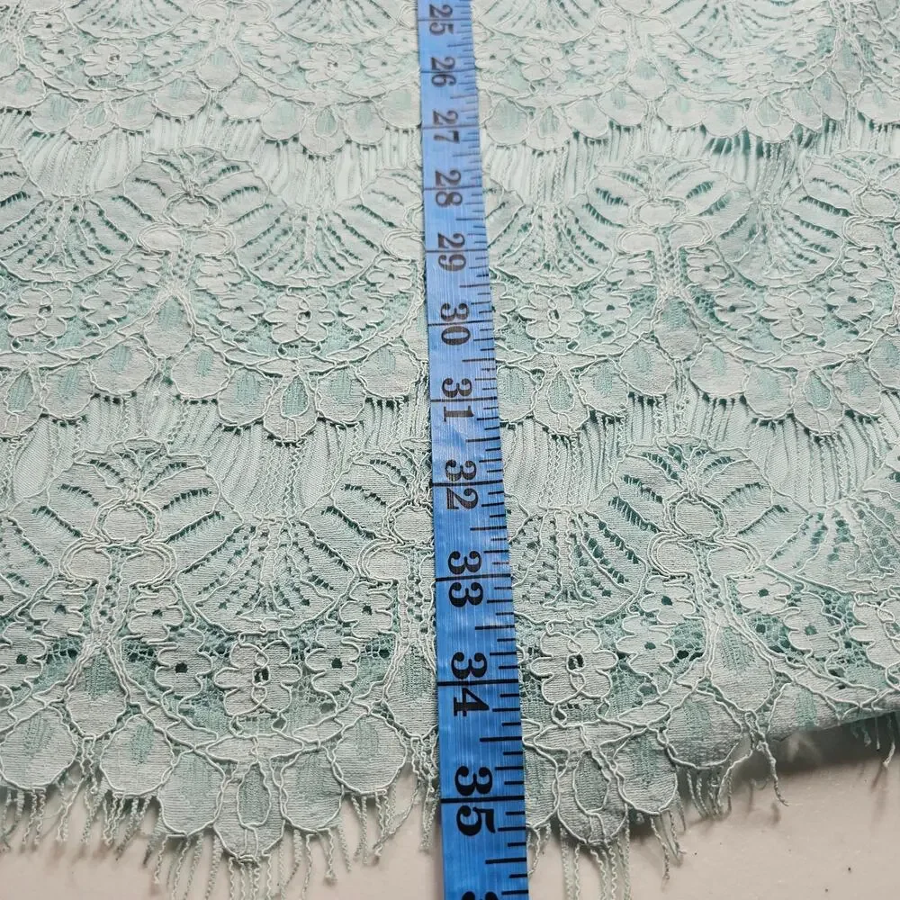 Jessica Howard 3/4 Sleeve Scallop Hem Shift Dress in Mint NWT Size 14